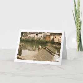 Mannfischen Blankokarte Karte