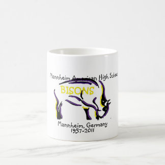 Mannheim-Bison-Maskottchen Kaffeetasse