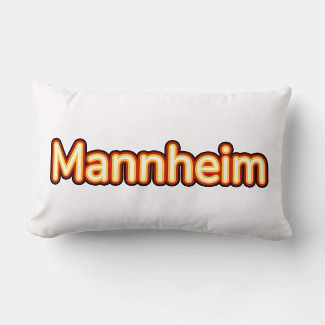 Mannheim Deutschland Deutschland Lendenkissen (Vorderseite)