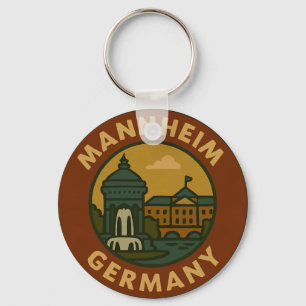 Mannheim Deutschland Stadt Kunst Schlüsselanhänger