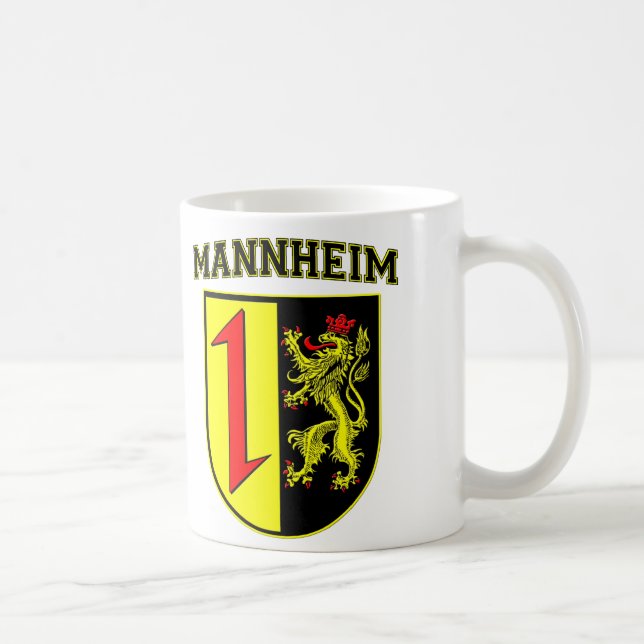 Mannheim Deutschland Wappen/Wappen Kaffeetasse (Rechts)