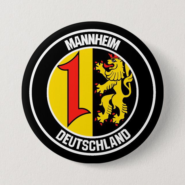 Mannheimer RundEmblem Button (Vorderseite)
