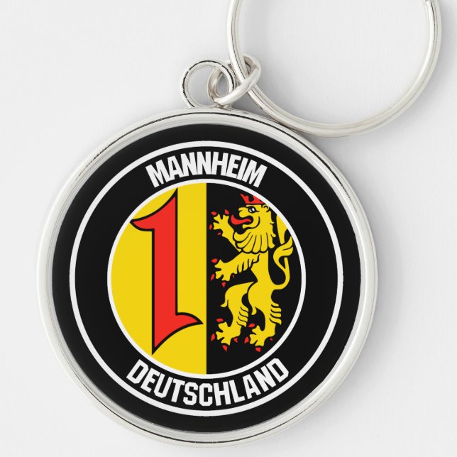Mannheimer RundEmblem Schlüsselanhänger (Vorne)