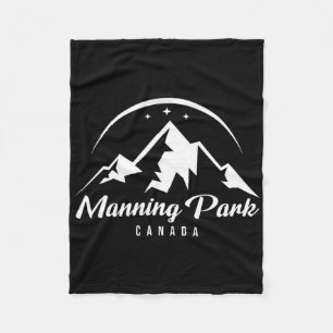 Manning Park Canada Ski Resort Skifahren Snowboard Fleecedecke