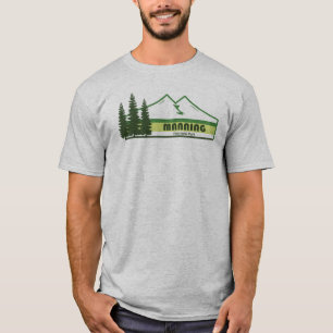 Manning Provincial Park Grüne Streifen T-Shirt