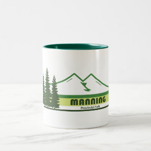 Manning Provincial Park Grüne Streifen Zweifarbige Tasse