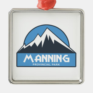 Manning Provincial Park Ornament Aus Metall