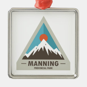 Manning Provincial Park Ornament Aus Metall