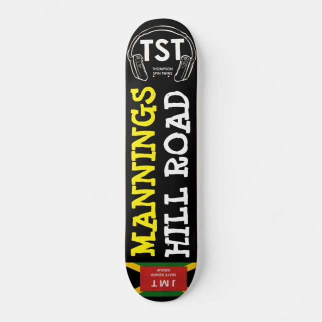 MANNINGS HILLE ROAD Skateboard (Recto)