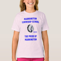 MANNINGTON TOWNSHIP SCHOOL MÄDCHEN RINGER TEE SHIR