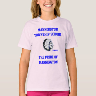 MANNINGTON TOWNSHIP SCHOOL MÄDCHEN RINGER TEE SHIR