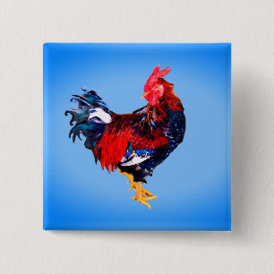männlich Gallinacus, Hahn Button