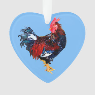 männlich Gallinacus, Hahn Ornament