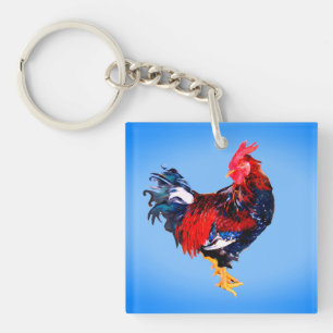männlich Gallinacus, Hahn Schlüsselanhänger