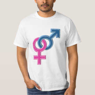 Männlich gekoppelte Symbole T-Shirt