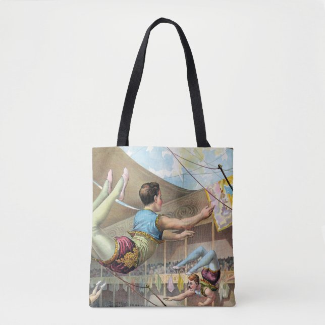 Männliche Akrobaten, Darstellend an einem Zirkus Tasche (Vorderseite)