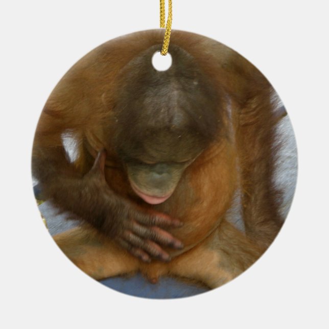 Männliche Anatomie-Witze Keramik Ornament (Vorne)