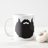Männliche Bart-Tasse