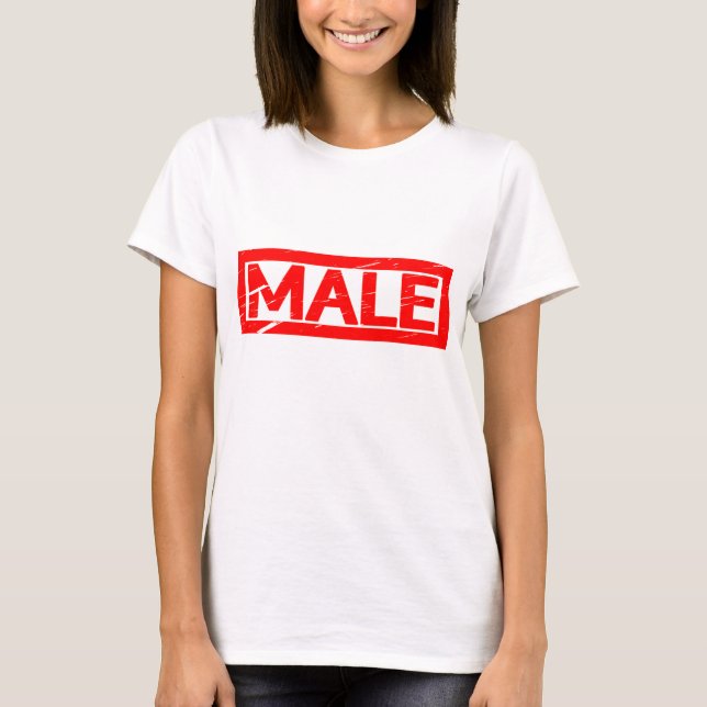 Männliche Briefmarke T-Shirt (Vorderseite)