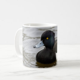 Männliche getuftete Ente Kaffeetasse