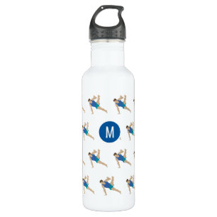 Männliche Gymnastik Edelstahlflasche