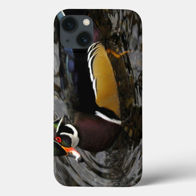Männliche Holzente bei Crystal Springs Rhododendro Case-Mate iPhone Hülle (Rückseite)