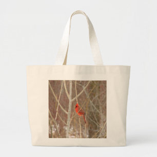 Männliche Kardinals-Taschen-Tasche Jumbo Stoffbeutel