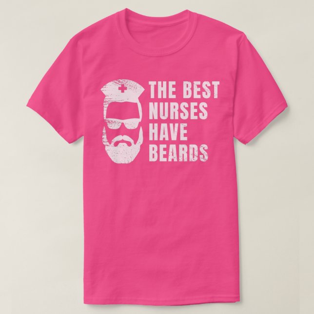 Männliche Krankengeschenke Beste Krankenschwestern T-Shirt (Design vorne)