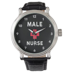 Männliche Krankenschwester Armbanduhr
