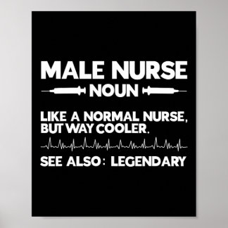 Männliche Krankenschwester Definition Männliche Pf Poster