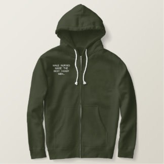 MÄNNLICHE KRANKENSCHWESTERN BESTICKTER HOODIE
