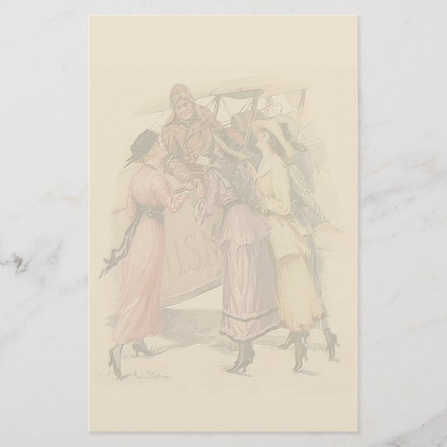 männliche Lieferung Briefpapier (Vorderseite)