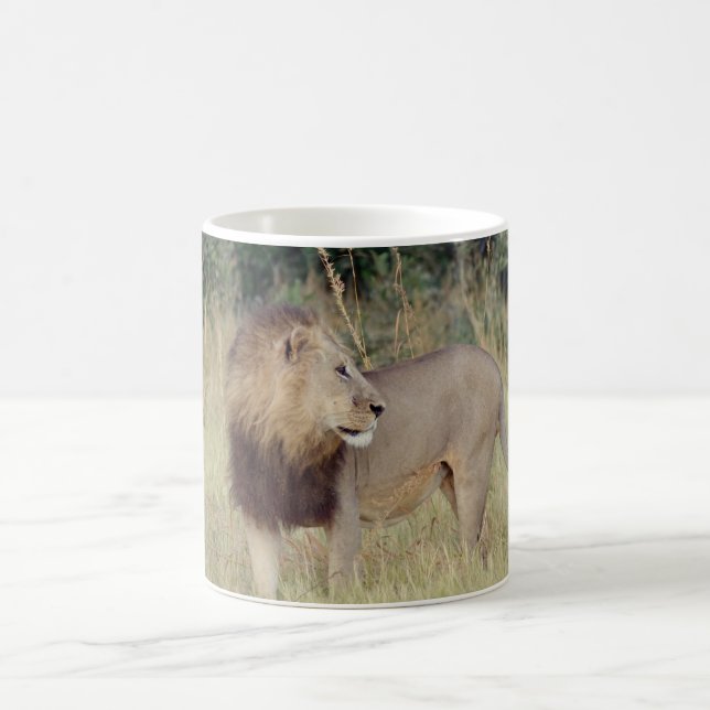 MÄNNLICHE LÖWE-KAFFEE-TASSE KAFFEETASSE (Mittel)