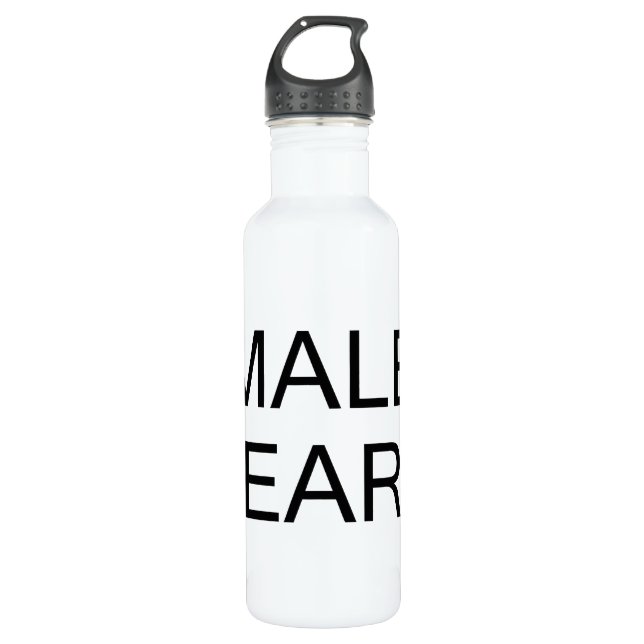 Männliche Risse Trinkflasche (Vorderseite)