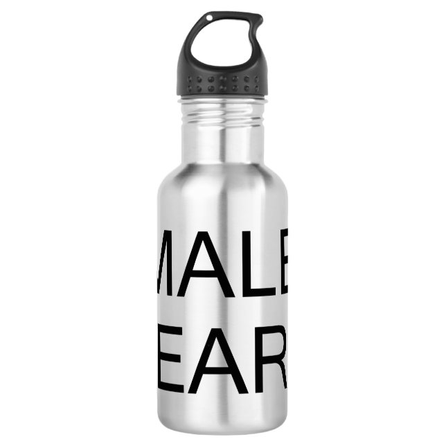 Männliche Risse Trinkflasche (Vorderseite)