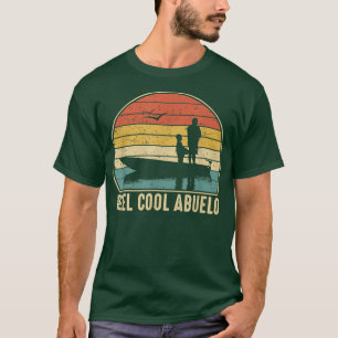 Männliche Rolle Cool Abuelo AngelnSonnenfisch Vint T-Shirt