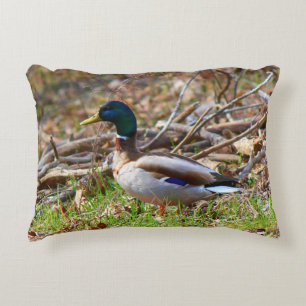 Männliche Stockenten-Ente Dekokissen