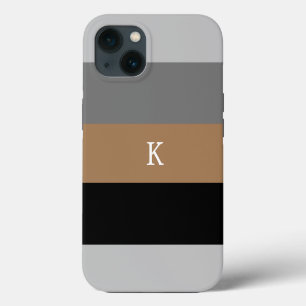 Männliche Stripes-Monogramm-Hülle Case-Mate iPhone Hülle