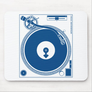 Männliche Symbol-Turntable-Plattform - Mousepad