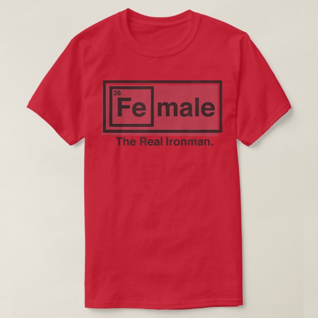 Männliche Tabelle der Elemente 10 T-Shirt (Design vorne)