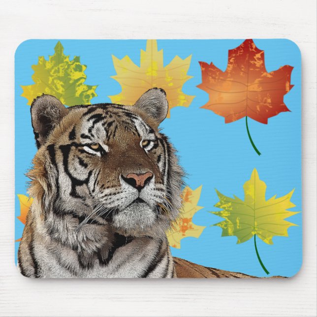 männliche Tigerkopftierart Mousepad (Vorne)