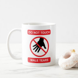 Männliche Tränen Kaffeetasse