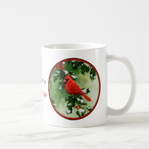 Männliche und weibliche Nordkardinäle Kaffeetasse
