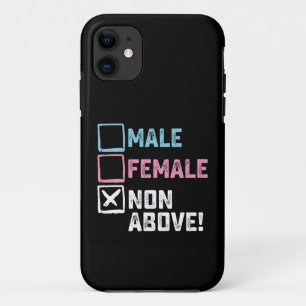 Männliche Weibchen oben nicht! Funny Transgender G Case-Mate iPhone Hülle