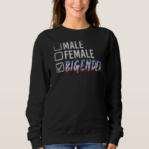 Männliche weibliche Geschlechterflagge Gleichheit Sweatshirt