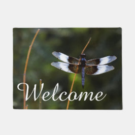 Männliche Witwe Skimmer Dragonfly Fußmatte