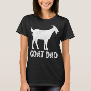 Männliche Ziege Hausziege Vater Vatertag T-Shirt