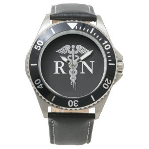 Männlicher ausgebildete Krankenschwester Armbanduhr