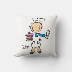 Männlicher Bäcker Kissen