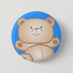 männlicher Bärnknopf Button